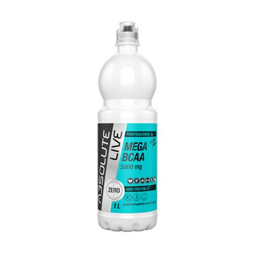 Absolute Live, Mega BCAA, băutură cu aromă de grapefruit, lime și pomelo, 1 litru