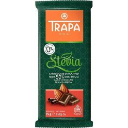   Trapa Stevia ciocolată neagră cu 50% conținut de cacao, 75g