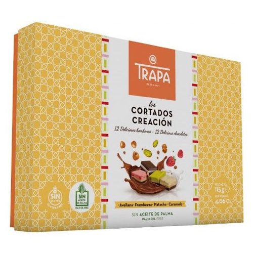 Trapa Cortados Creación 115g  - Selecție de bomboane de ciocolată în 4 arome