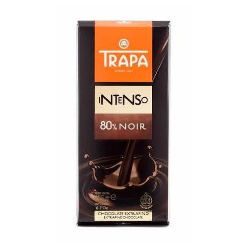 Trapa Intenso Noir 80% 175g - Ciocolată neagră cu un conținut de cacao de 80% 