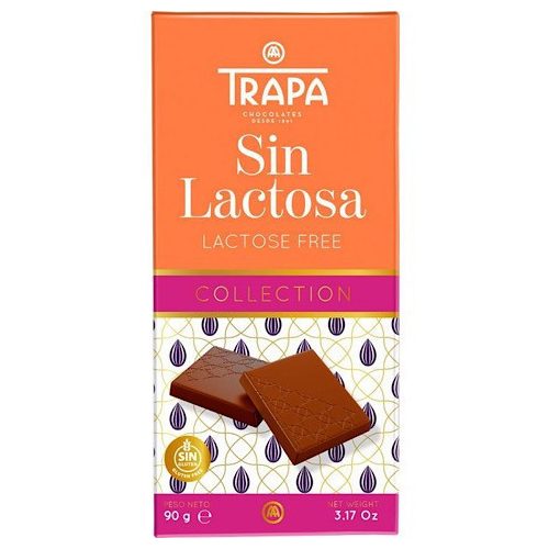 Trapa Collection, laktózmentes tejcsokoládé, 90g