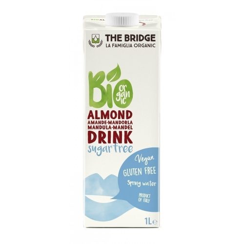 The Bridge Bio Băutură din migdale naturală, fără zahăr, 1000 ml