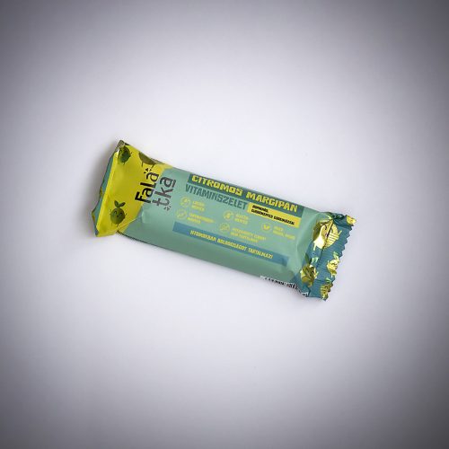 Baton de vitamine Falatka Lemon marţipan cu glazură de ciocolată 47g