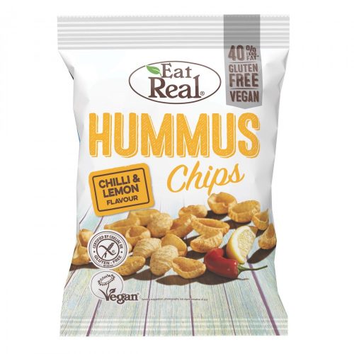 Eat Real Chips Hummus – Cu Chili Şi Lămâie 45G