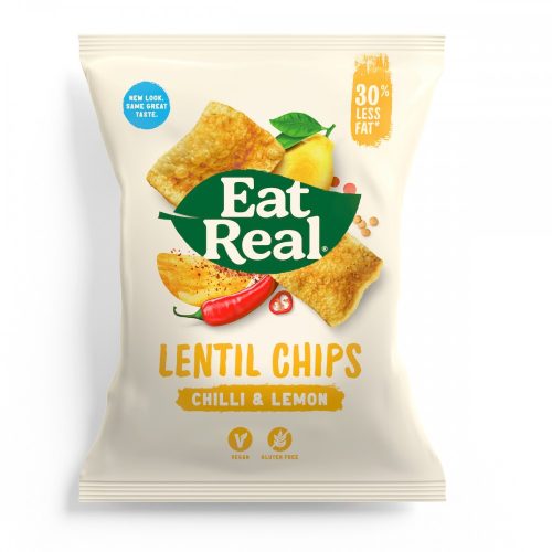 Eat Real Chips De Linte – Cu Chili Și Lămâie 40G