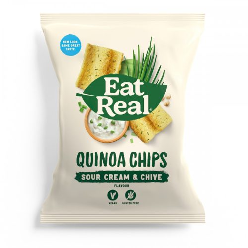 Eat Real Quinoa Chips - Cu Smântână Și Snidling (Arpagic) 30G