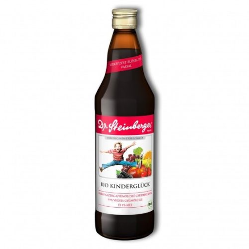 Dr. Steinberger Bio Kinderglück – Suc Amest De Fructe Bogat In Fier (Nu Numai) Pentru Copii – 750 Ml