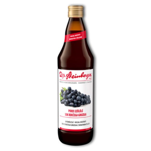 Dr. Steinberger Suc De Struguri Roșii (Bio) – 750 Ml