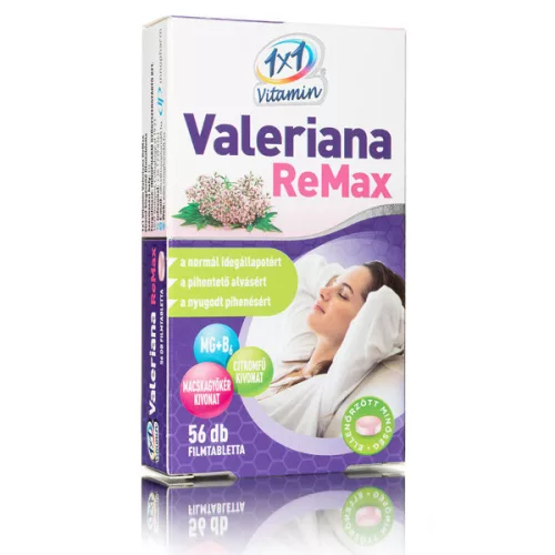 Supliment alimentar comprimate filmate 1x1 Vitamin Valeriana Remax 56 buc.