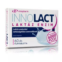   Innopharm Enzima Innolact Lactază 6000 FCCU supliment alimentar comprimate filmate 60 buc.