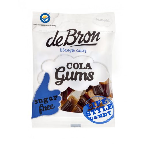 DeBron ’’cola-gums’’ bomboane gumate fără zahăr 100 g