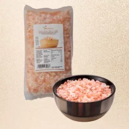   Sare de Himalaya, roz, granule grosiere 1000g/1kg (3-5 mm, cristal)