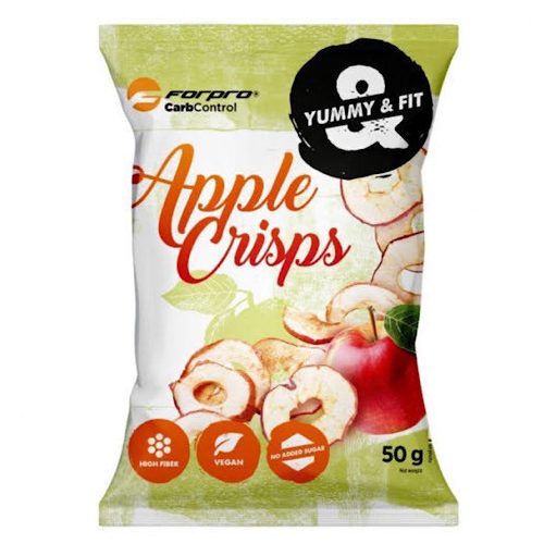 Forpro Dried Apple Crisps, 50g