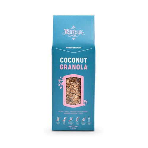 Hester's Life Coconut granola - granola cu nucă de cocos 320 g
