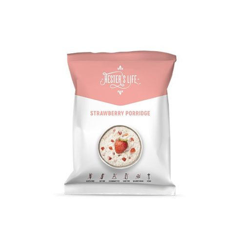 Hester's Life Strawberry porridge - terci de căpșuni 50g