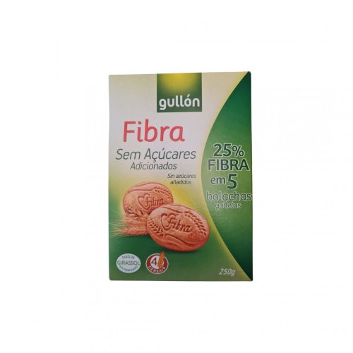 Gullón Fibra biscuiți, fără zahăr adăugat, 250g.