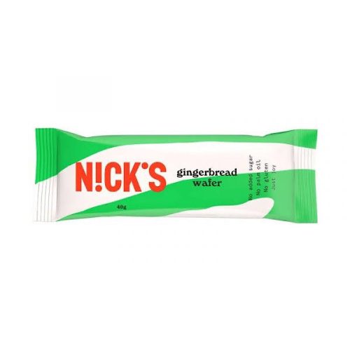 Nick's kexbar, mézeskalács ízű ostyaszelet (cukor- és gluténmentes) 40g