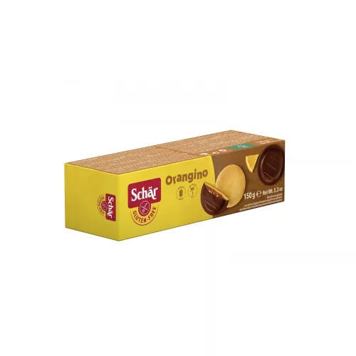 Schar Orangino, tartă de biscuiți cu aromă de portocală, 150g.