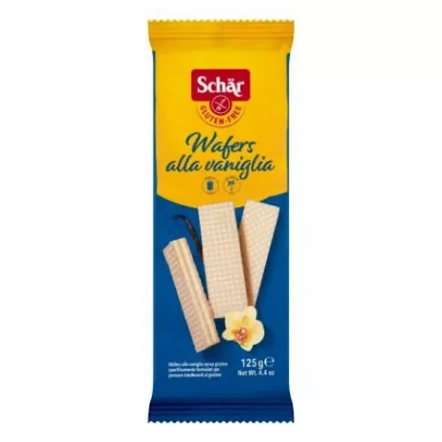 Schar Wafer, foișor cu cremă de vanilie, 125g
