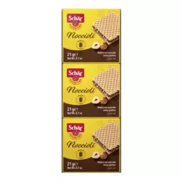 Schar Noccioli, biscuiți umpluți, 63g