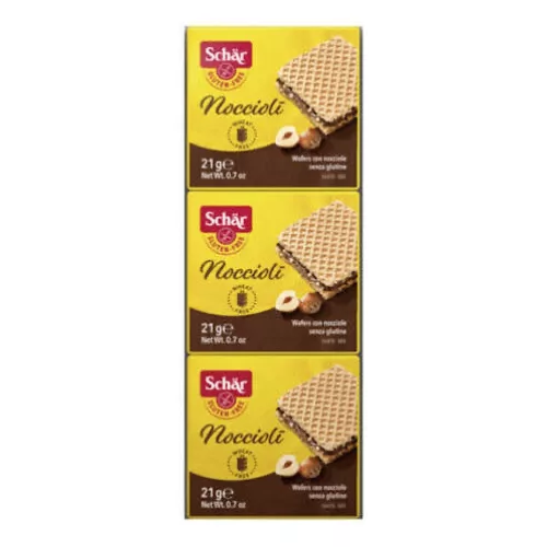 Schar Noccioli, biscuiți umpluți, 63g