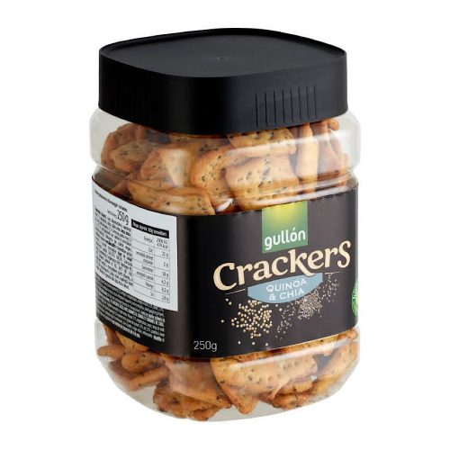 Gullon Cracker cu semințe de chia și quinoa, 250g.