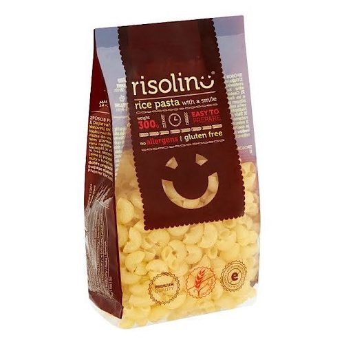 Risolino, tăiței din orez, Cornetti, fără gluten, 300g.