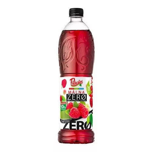Siroop Pölöskei, ZERO, aromă de zmeură, 1 litru