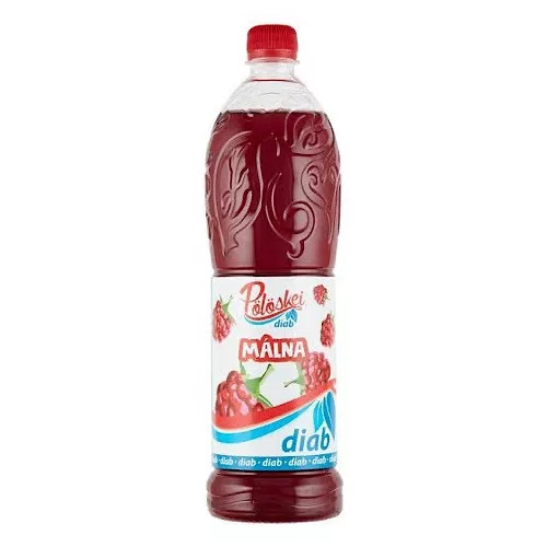 Sirop Pölöskei, diabetic, aromă de zmeură, 1 litru