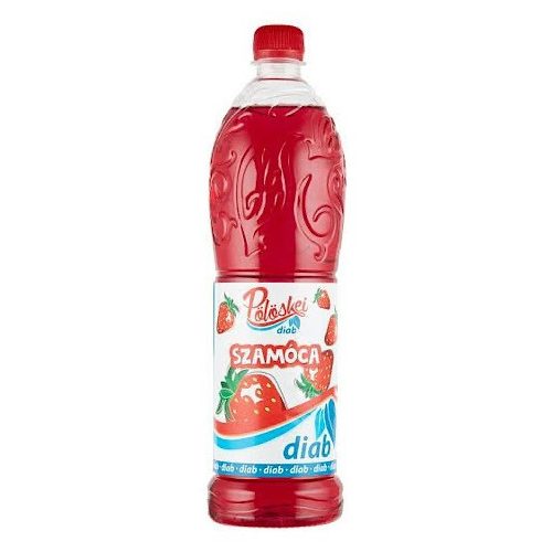 Sirop Pölöskei, diabetic, aromă de căpșune, 1 litru