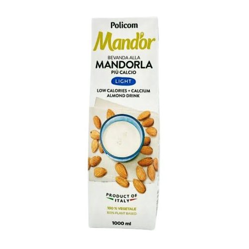 Mand'or Premium Lapte de migdale, light, cu calciu, 1000 ml.