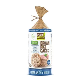   Rice Up, feliată felii de orez brun integral, amarant și mei, 120 g