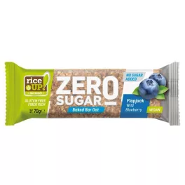   Rice up, Zero Biscuite cu fulgi de ovăz cu afine, fără zahăr adăugat, fără gluten, 70g