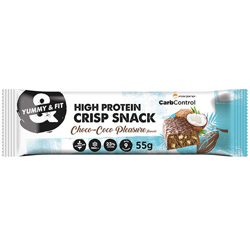 Forpro High Protein Crips Snack 55g - ciocolată - cocos