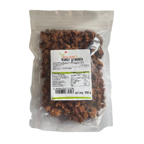 Balancefood granola, cu zmeură și migdale, 600g.