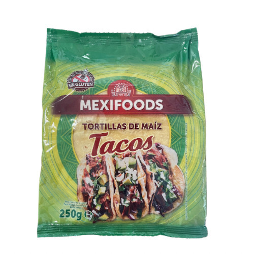 MEXIFOODS Tortilla - cu porumb, fără gluten, 16 cm, 250 g (10 buc/pachet)