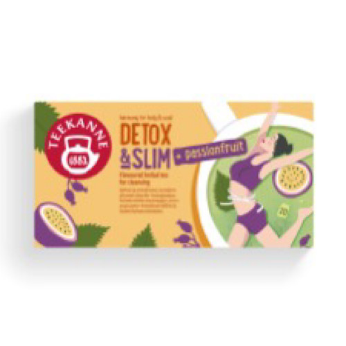 Teekanne, HBS Detox Slim Passionfruit ceai de curățare, 32g