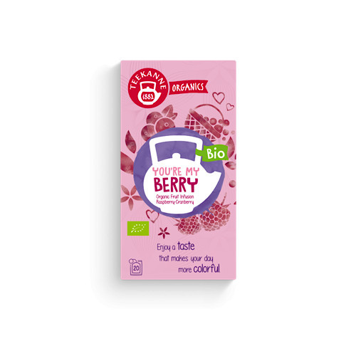 Teekanne, You're my Berry, Ceai de fructe Bio cu aromă de zmeură și afine roșii, 45g