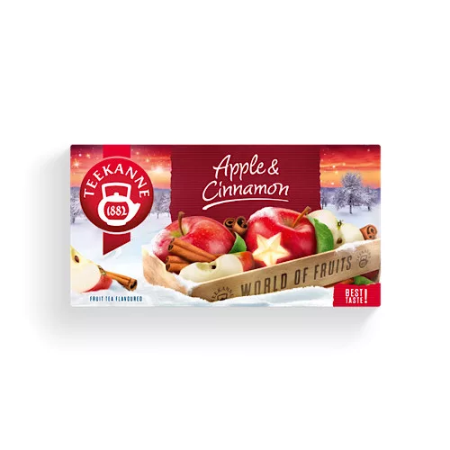 Teekanne, WOF Apple Cinnamon, ceai de fructe cu mere și scorțișoară, 45g