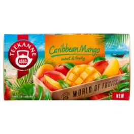   Teekanne, WOF Caribbean, Ceai de fructe cu aromă de mango, 45g