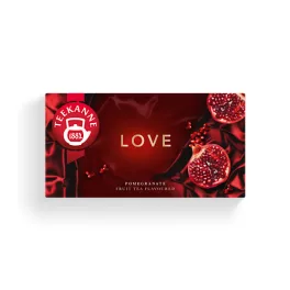   Teekanne, WOF Love, ceai de fructe cu aromă de rodie și piersică, 50g