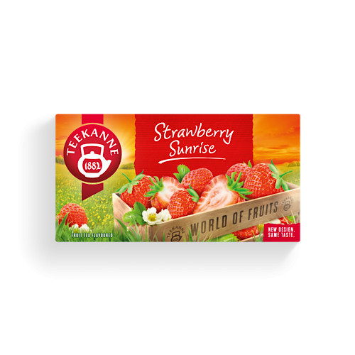 Teekanne, WOF, Strawberry Sunrise, ceai de căpșuni, 50g