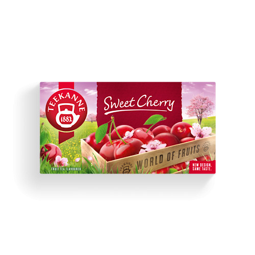 Teekanne, WOF, Sweet Cherry, ceai de cireșe, 50g