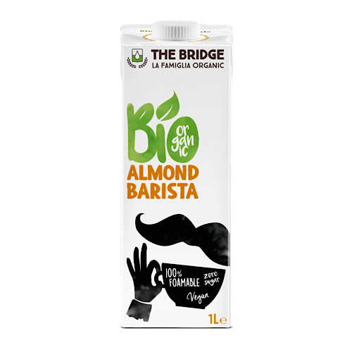 The Bridge Bio Barista lapte de migdale, fără zahăr, 1 litru.