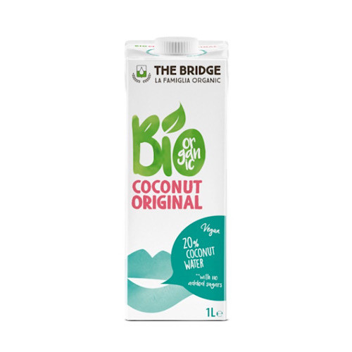 The Bridge Bio Băutură de cocos, cu 20% apă de cocos, 1000 ml