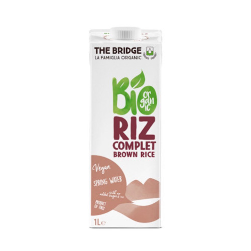 The Bridge Bio Băutură de orez brun, naturală, 1000 ml