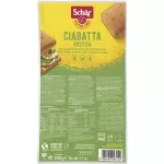 Schär Ciabatta többmagvas elősütött zsemlék (rustico), 200 g