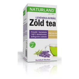 Naturland Prémium Zöld tea levendulavirággal 20x1,5 g