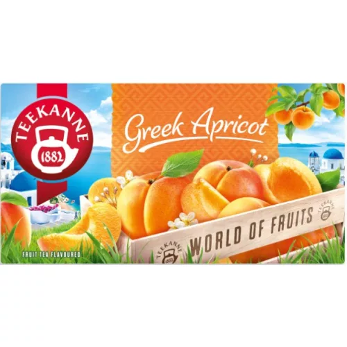 Teekanne Word of Fruit Greek Apricot sárgabarack ízű tea, 45 g