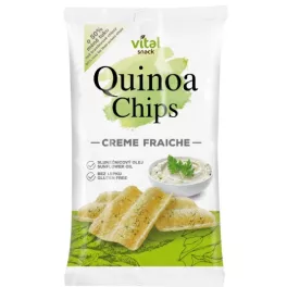 VitalSnack Quinoás chips, tejfölös ízű,  65 g